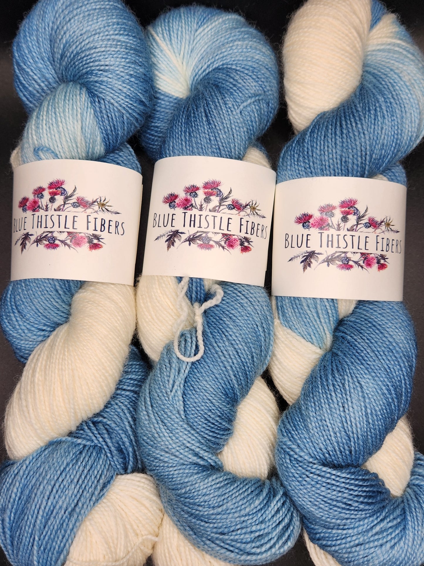 Blue Thistle Fibers - Fingering Weight Bases