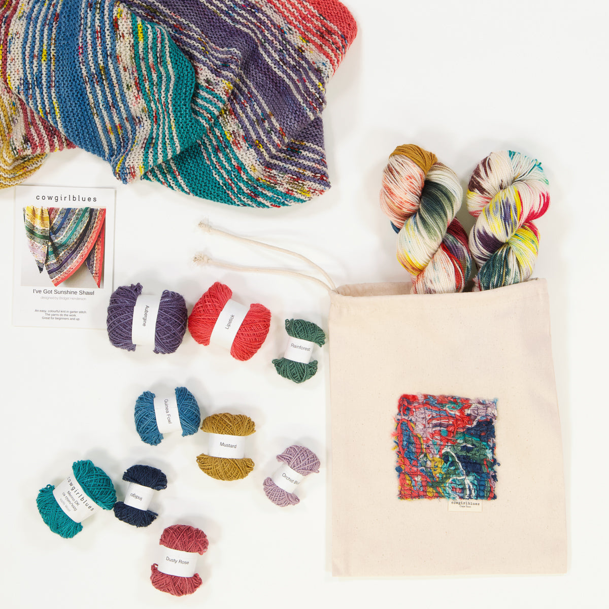 cowgirlblues I've Got Sunshine Shawl Kit
