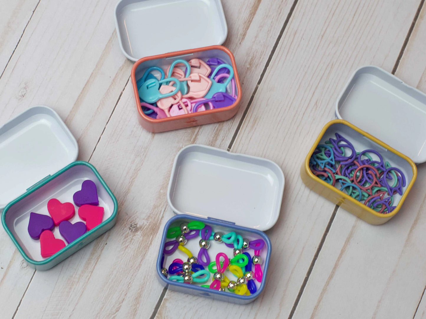 Small Floral Storage Tins from Fox & Pine Stitches