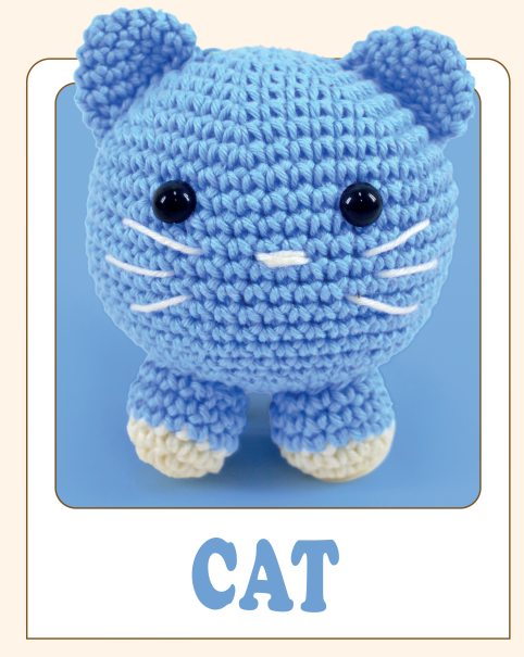 Beginner Amigurumi - Cat (Crochet)