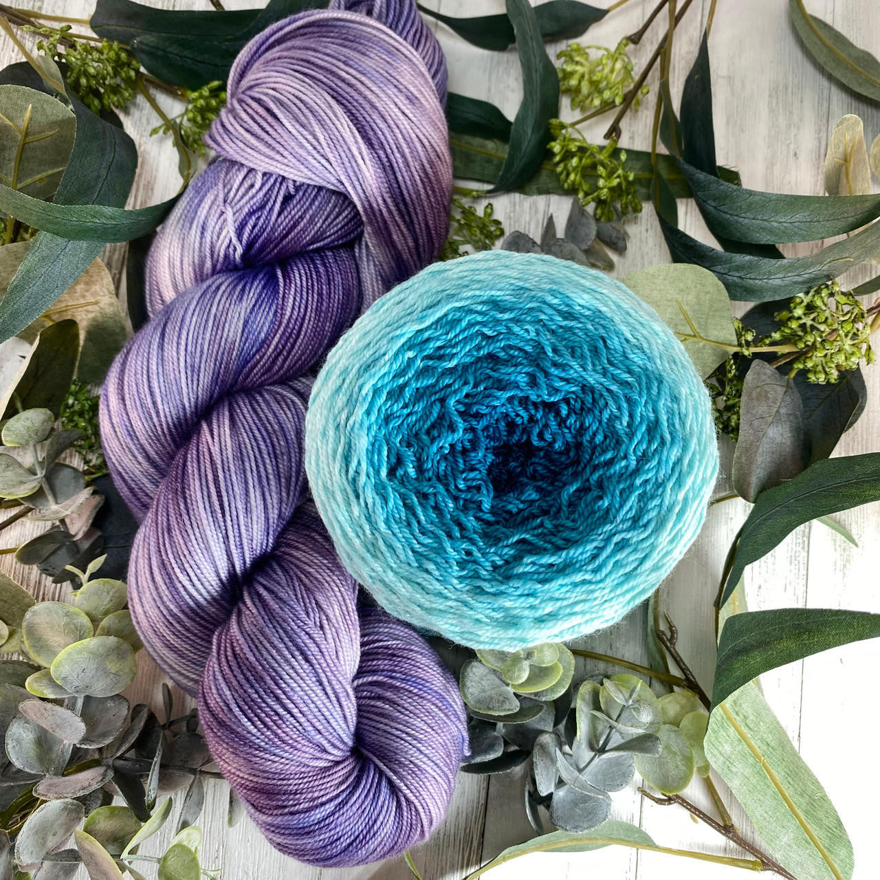 Wonderland Yarns Cascading Colors Shawl kits