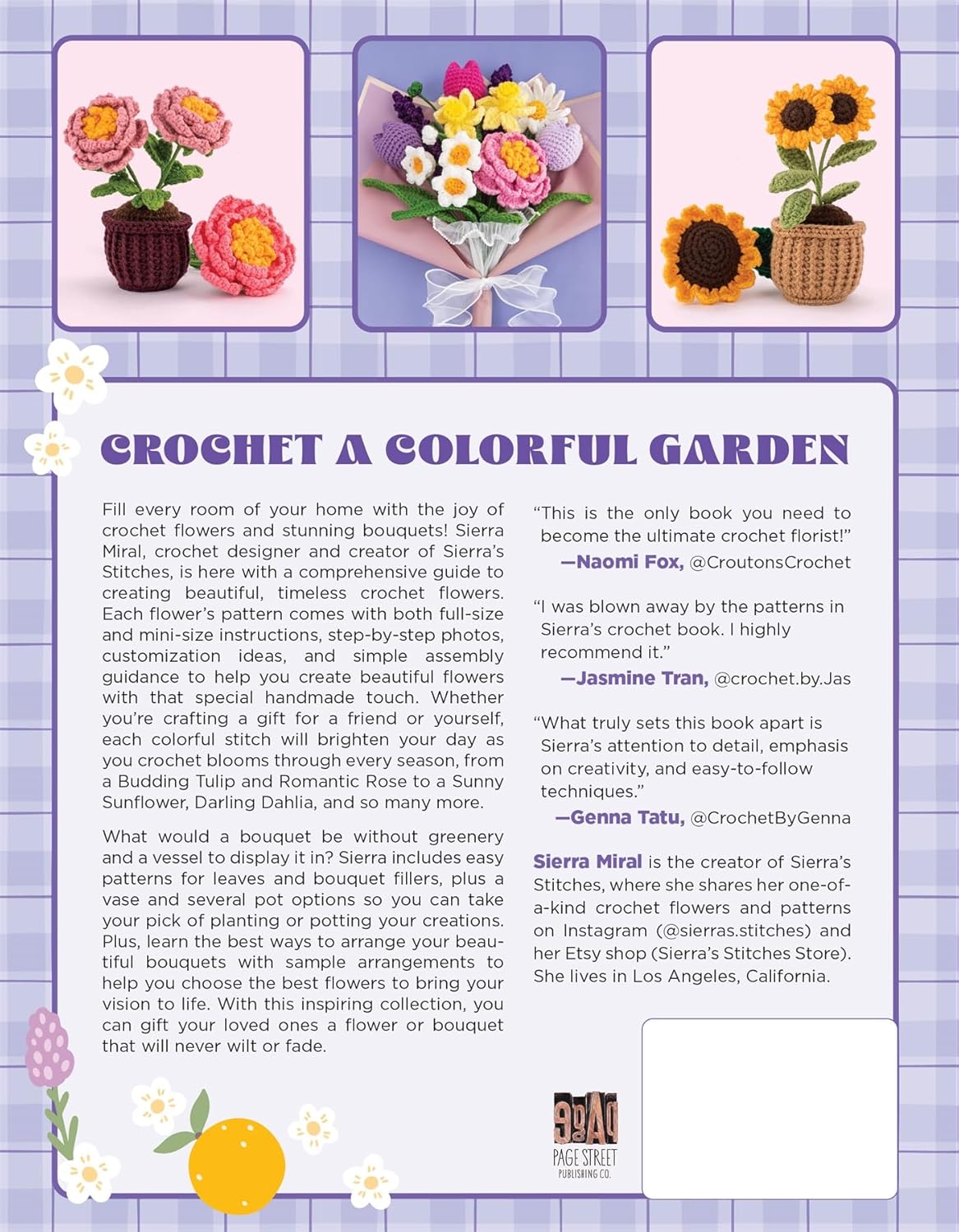 Crochet Flowers: 35 Patterns for Forever Florals and Cute Potted Plants by Sierra Miral