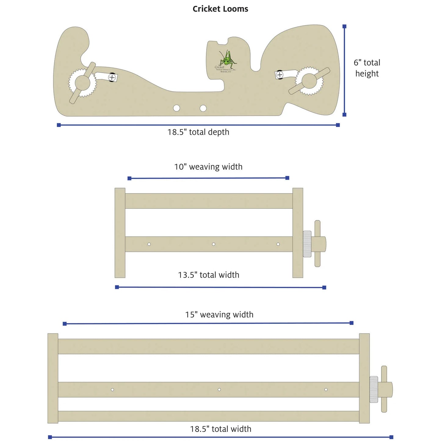 Cricket Rigid Heddle Loom from Schacht Spindle Company