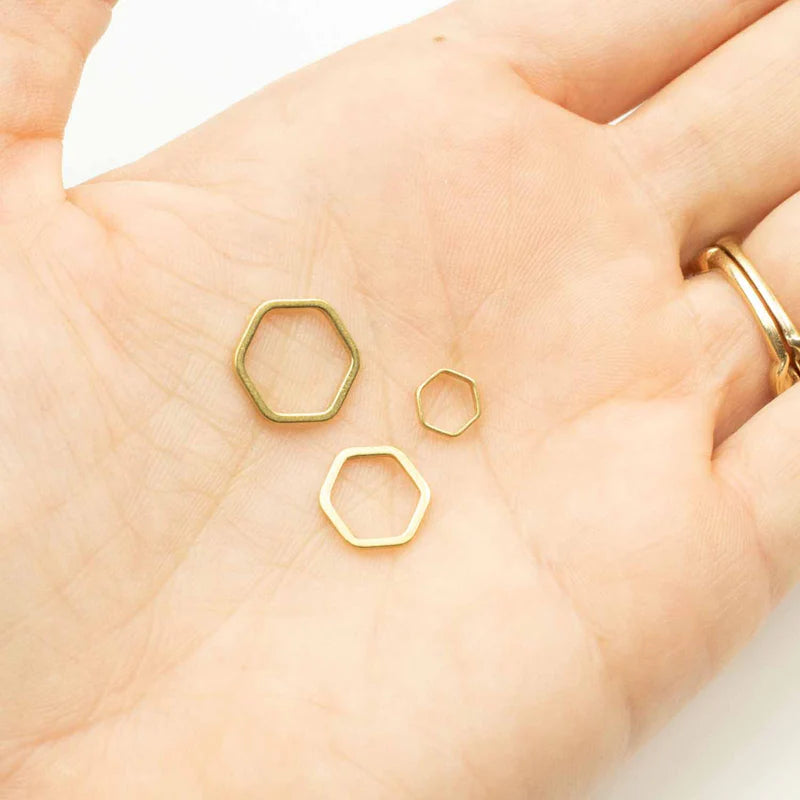 Twice Sheared Sheep Honeycomb Simple Stitch Markers