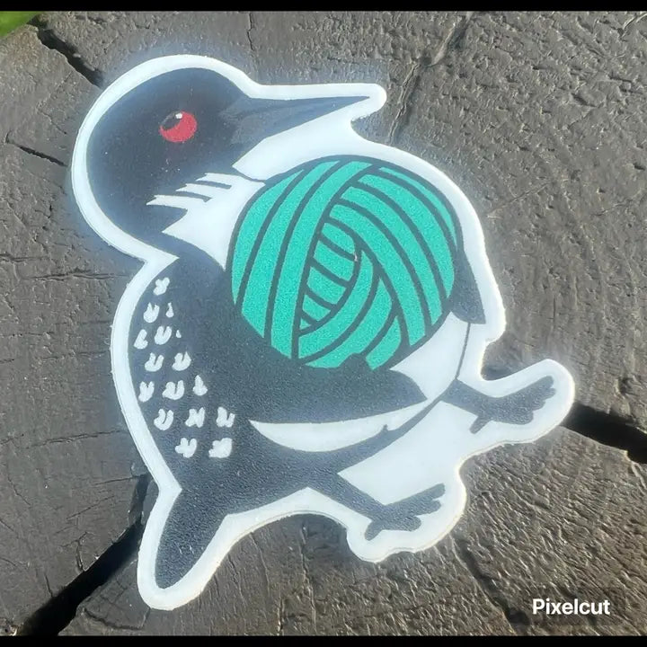Waterproof Vinyl Stickers from Purls & Pines Yarn Co.