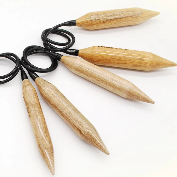 Lykke BIG Mango Wood Circular Needles