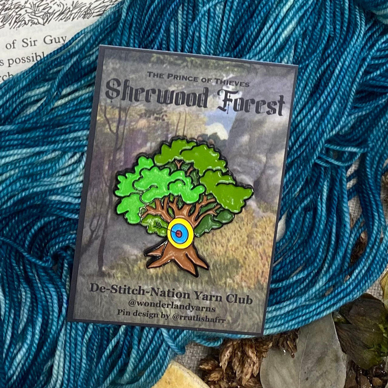 Enamel Pins from Wonderland Yarns