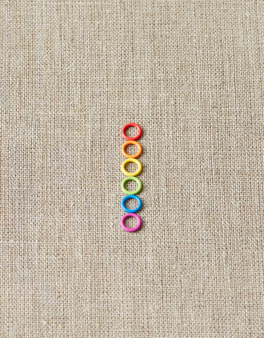 Colorful Ring Stitch Markers - Small bundle of 60  - by CocoKnits