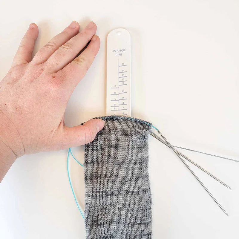 Twice Sheared Sheep Sock Sizing Ruler/Bracelet