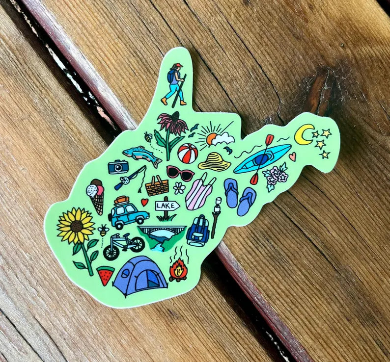Stickers by Head To The Hills Studio