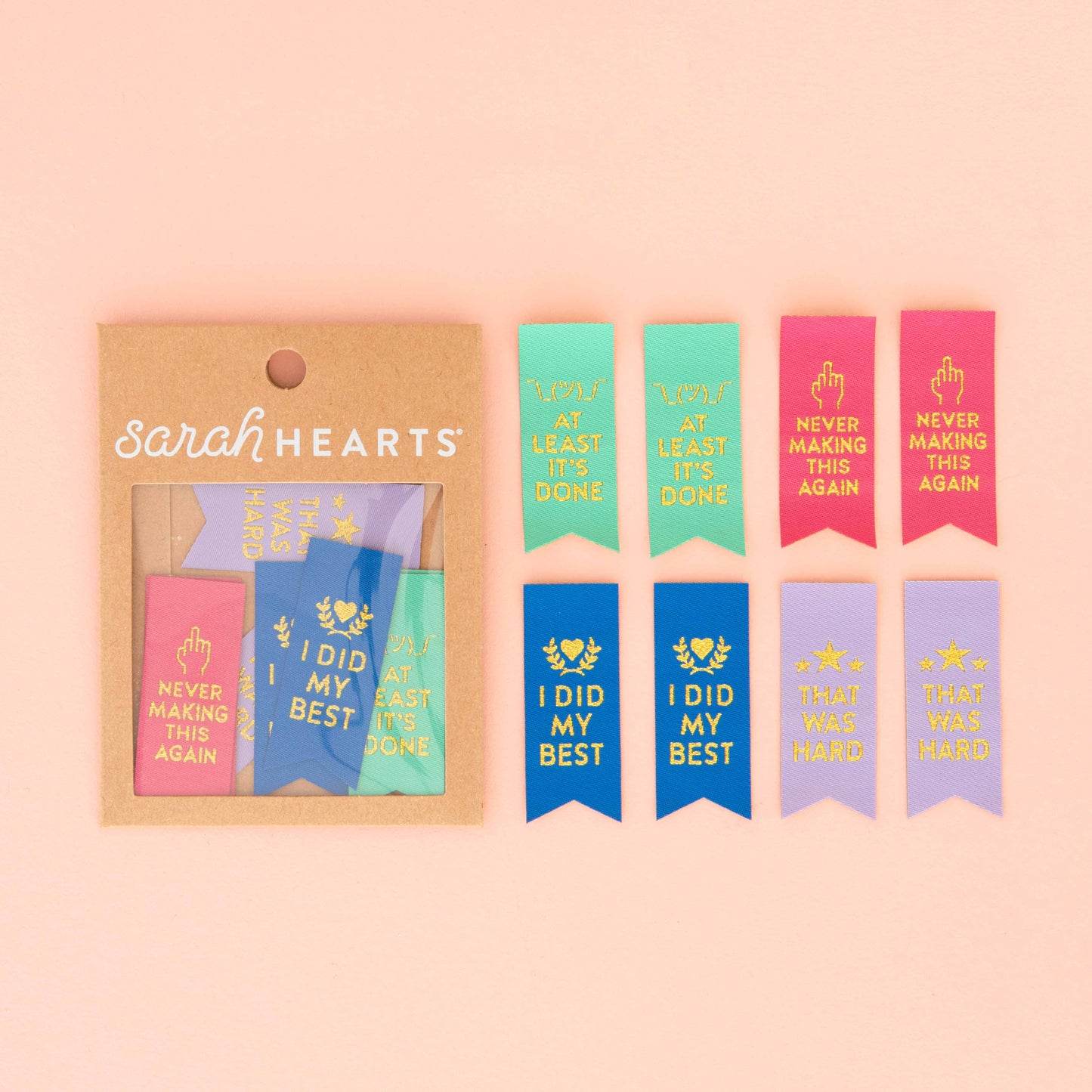 Labels by Sarah Hearts