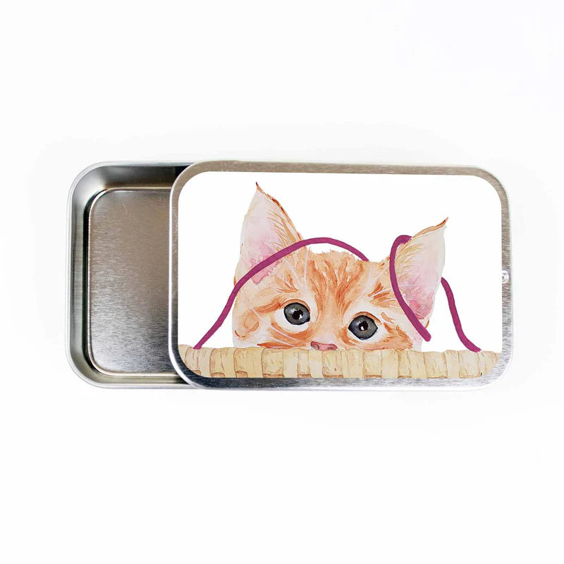 Twice Sheared Sheep Stitch Marker Storage Tin - Large with dividers
