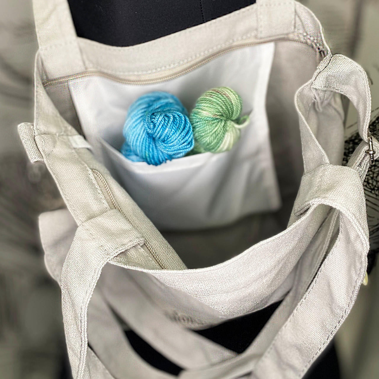 Wonderland Yarns Canvas Project Bags