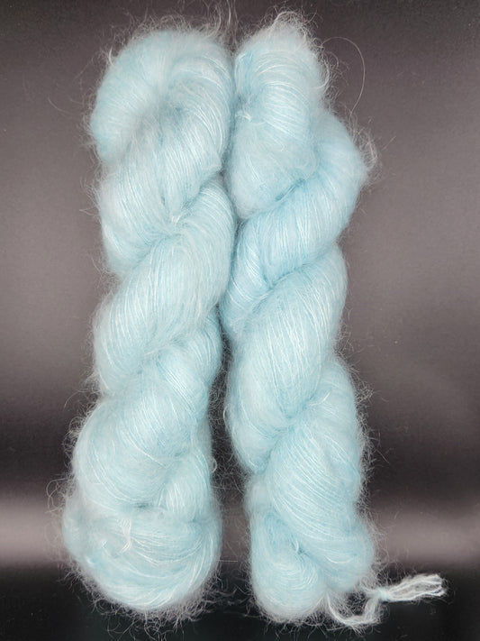 Blue Thistle Fibers Mohair/Silk Blend Lace Weight