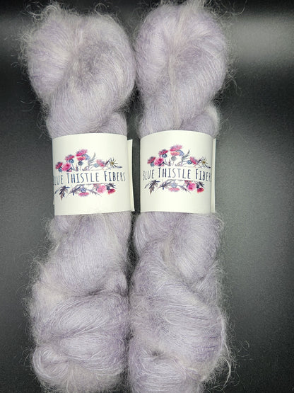 Blue Thistle Fibers Mohair/Silk Blend Lace Weight