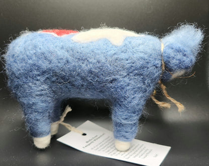 Uniquely Whimsical Felted Sheep