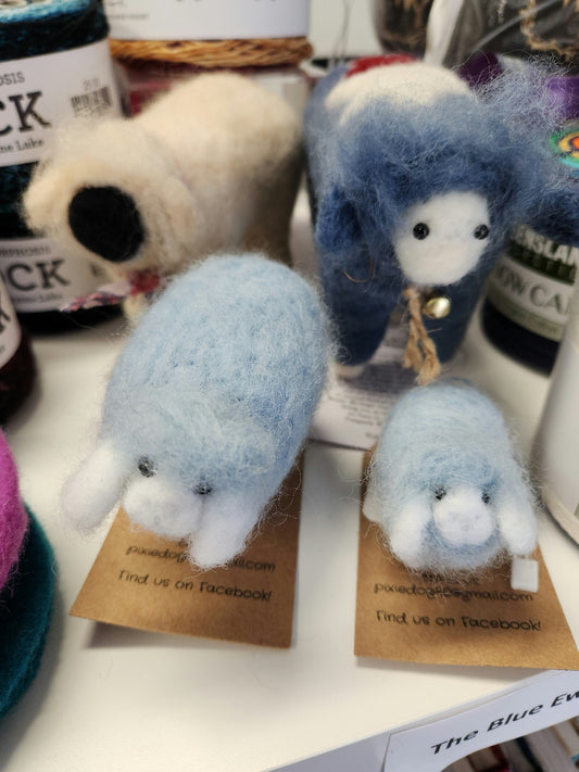 Uniquely Whimsical Felted Sheep