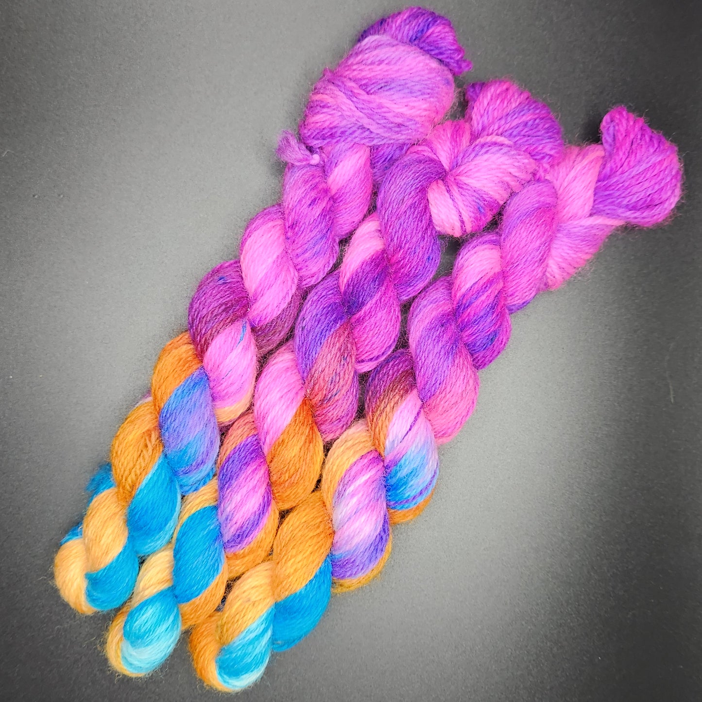 Deep Dyed Yarn Buddy Sock Mini Skeins