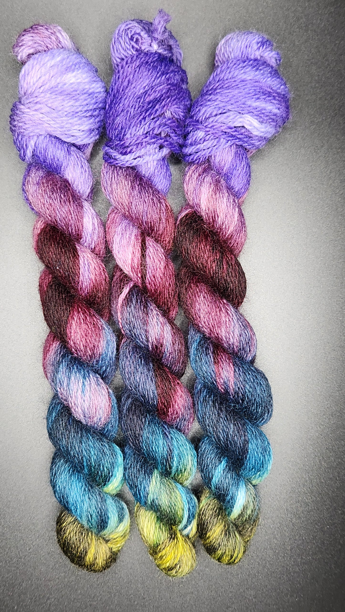 Deep Dyed Yarn Buddy Sock Mini Skeins