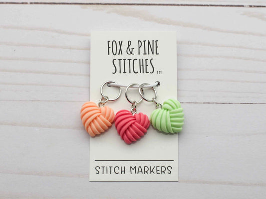Stitch Markers from Fox & Pine