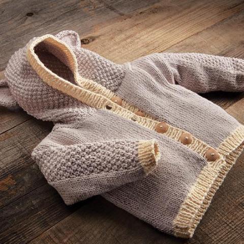 Baby Bear Cardigan from Appalachian Baby