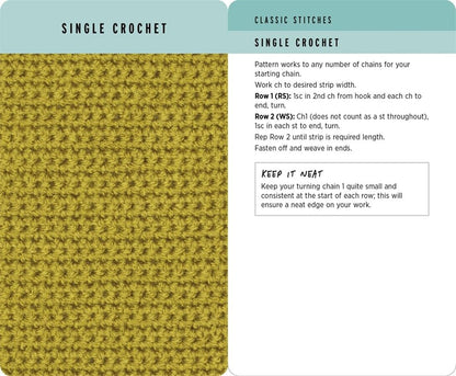 Crochet Stitches Card Deck
