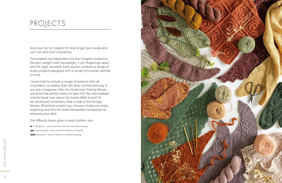 One Skein Crochet: 18 Crochet Patterns for Single Skeins of Yarn