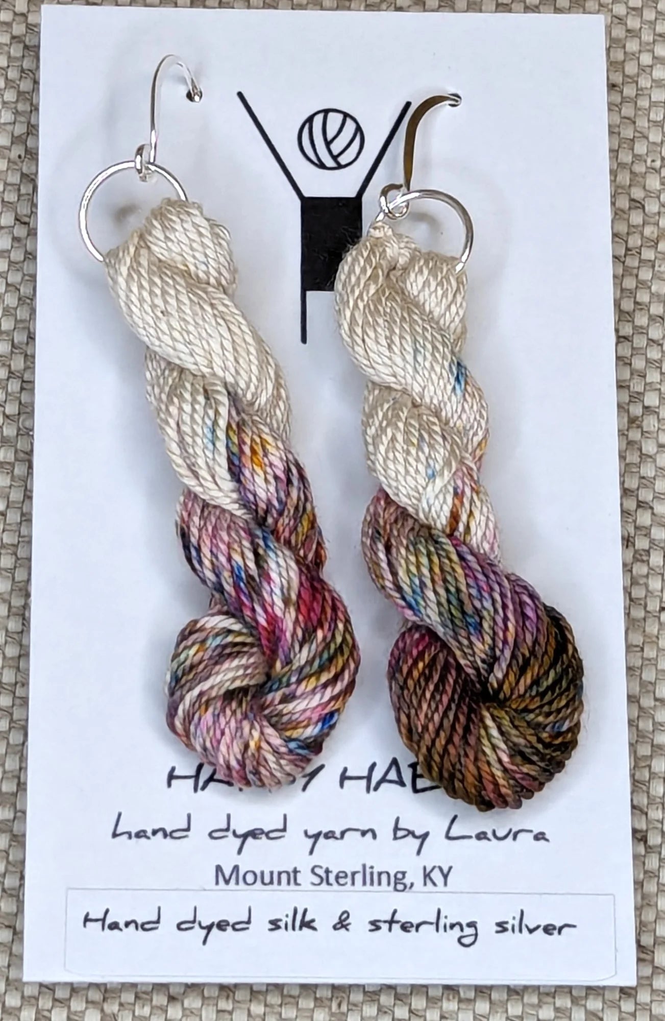 Happy Habit Mini-Skein Earrings