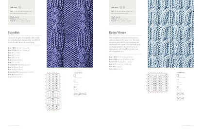 Cable Knitting Stitch Dictionary: 100 essential stitches with actual-size swatches and charts by Debbie Tomkies