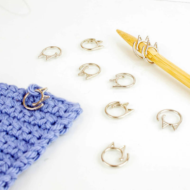 Twice Sheared Sheep Cat Clips Removable Stitch Markers