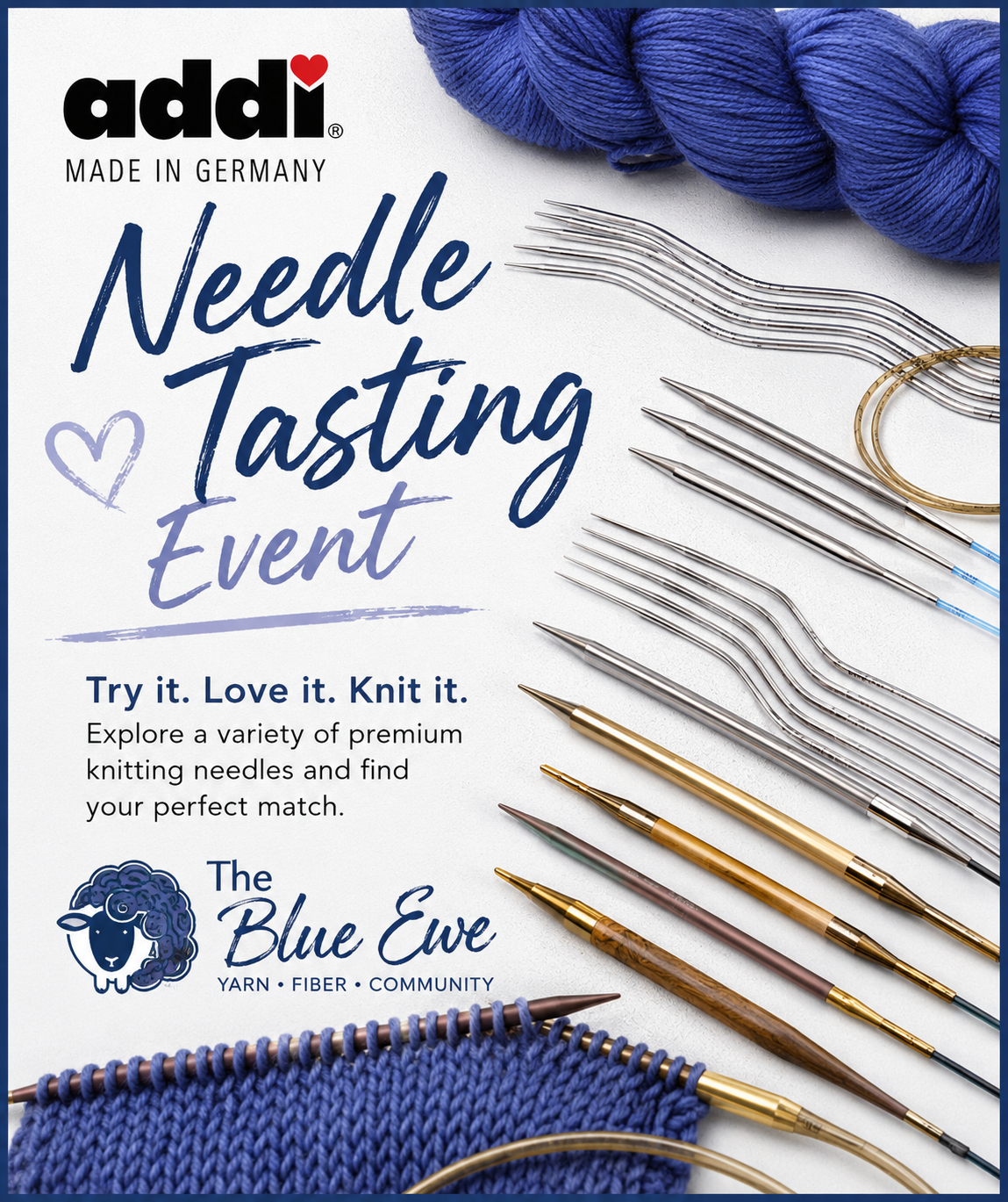 addi Needle Tasting Event
