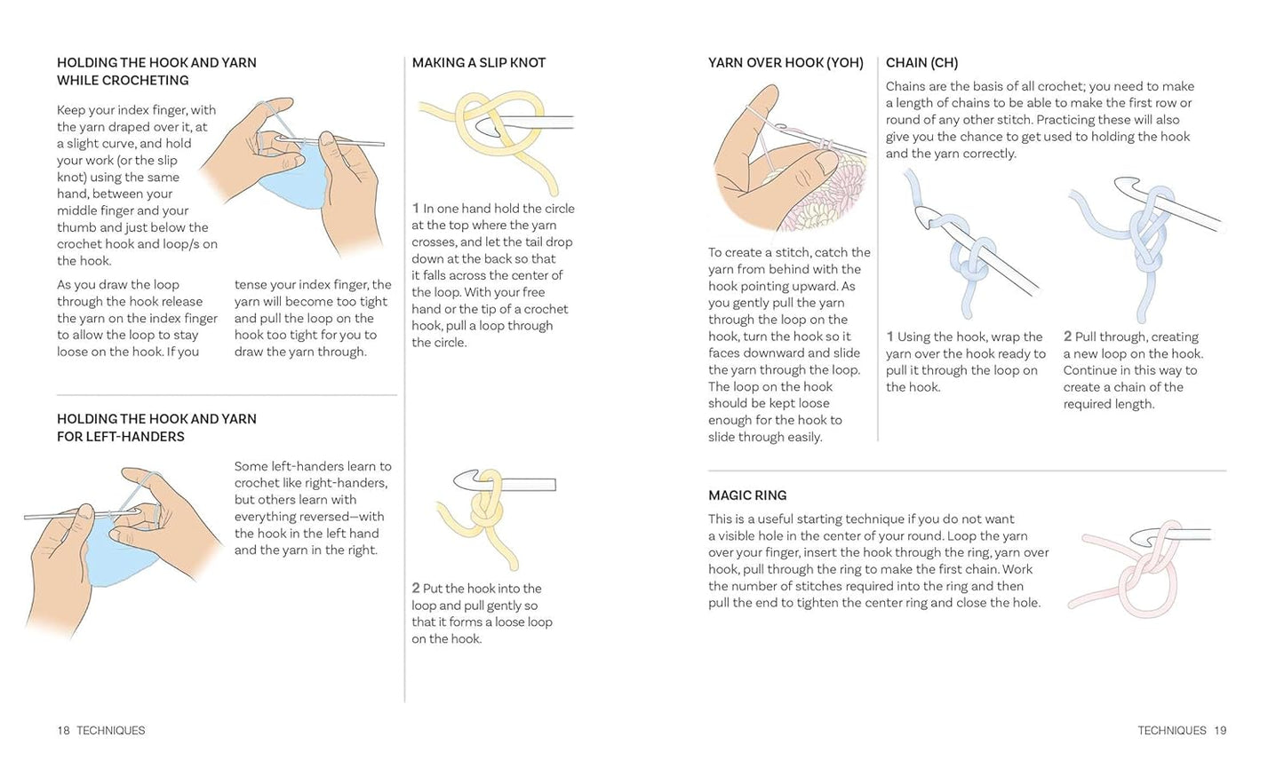 Granny Square and Crochet Motif Card and Book Set: 50 cards and a 64-page book: Patterns for flowers, leaves, and more by Melody Griffiths