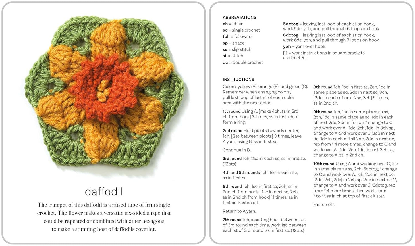 Granny Square and Crochet Motif Card and Book Set: 50 cards and a 64-page book: Patterns for flowers, leaves, and more by Melody Griffiths