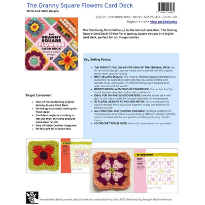 The Granny Square Flowers Card Deck: 50 Mix and Match Designs by Claire Montgomerie