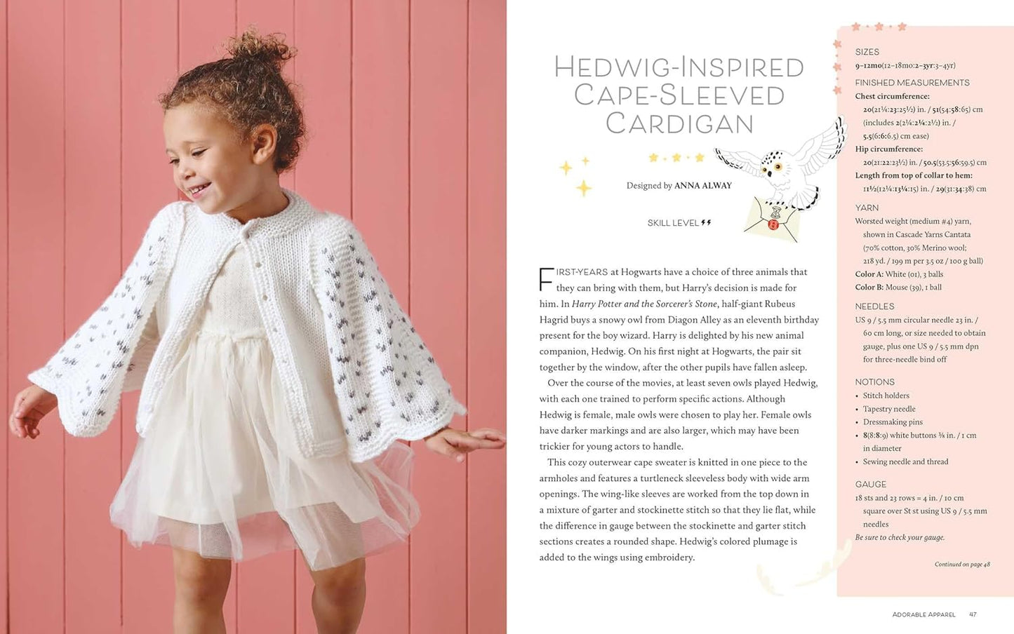 Harry Potter: Knitting Magic for Baby and Toddler: An Official Harry Potter Knitting Pattern Book by Julie Brooke