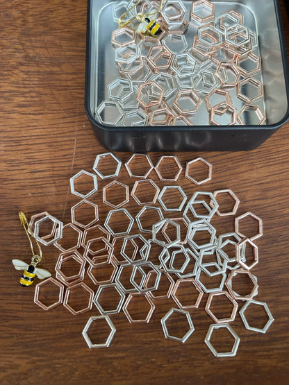 Sarabee's Honeycomb Stitch Markers