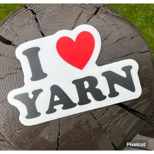 Waterproof Vinyl Stickers from Purls & Pines Yarn Co.