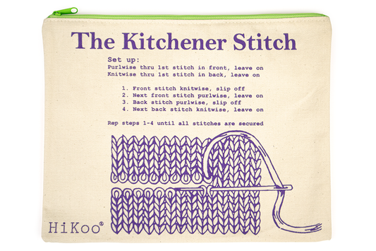 The Kitchener Stitch Pouch