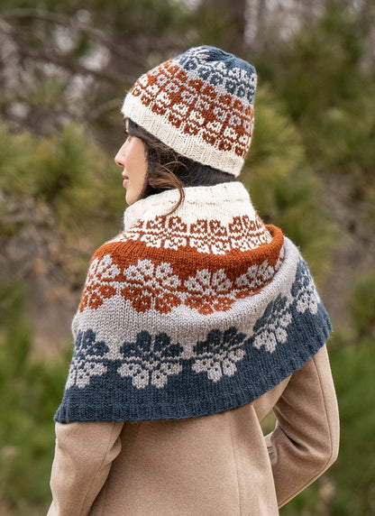 Floral Hat & Snood Kit