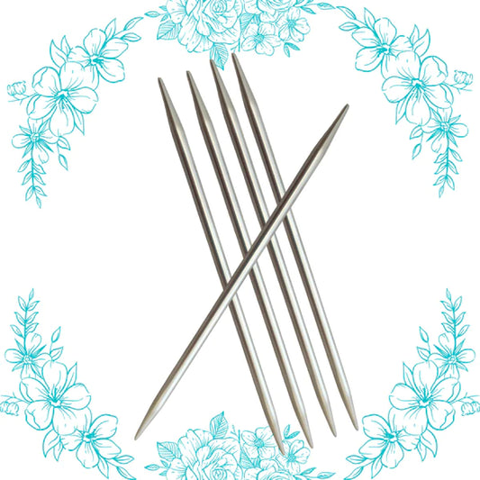 HiyaHiya Steel Double Point Needles - 6"