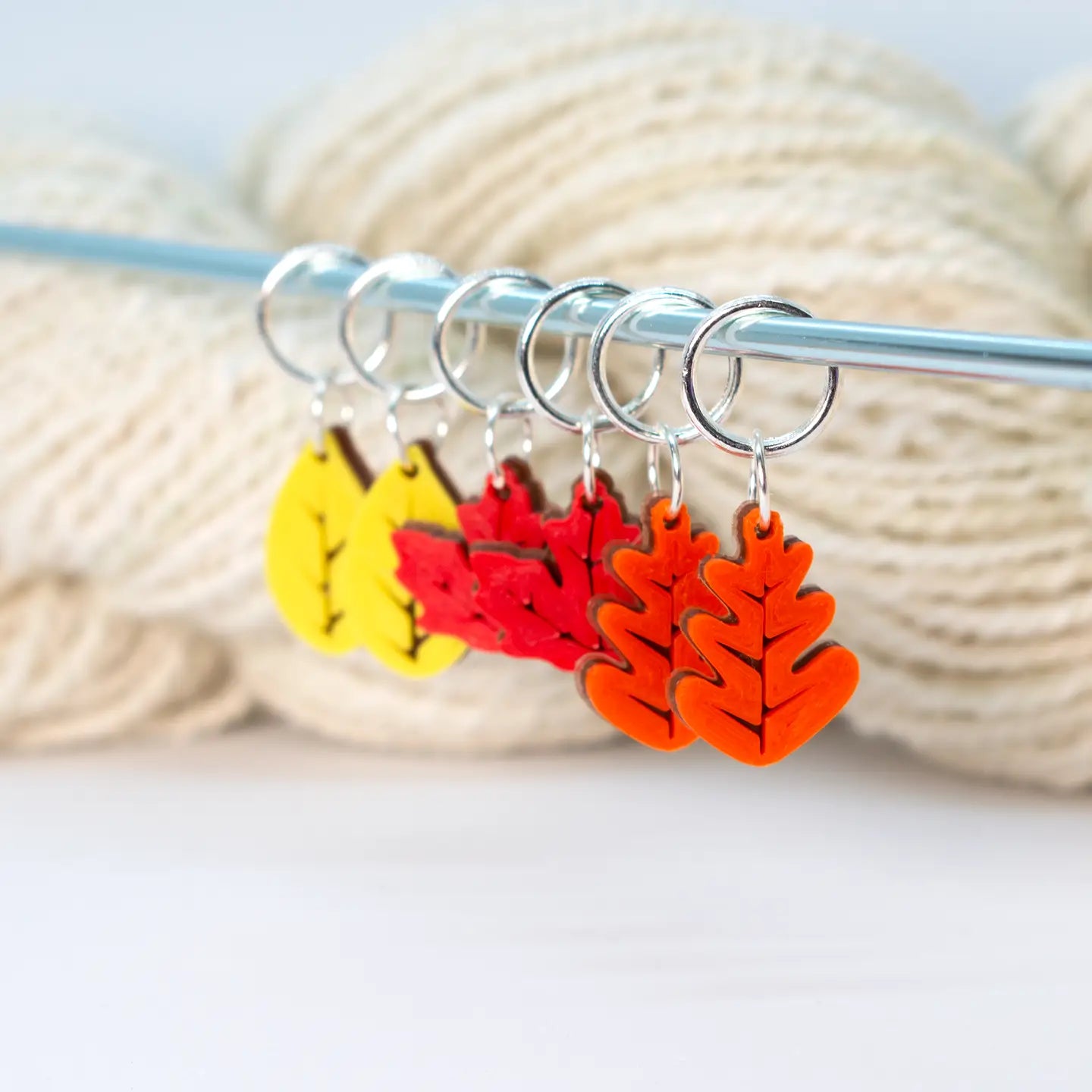 Stitch Markers & Progress Keepers from Blue Bird Makery