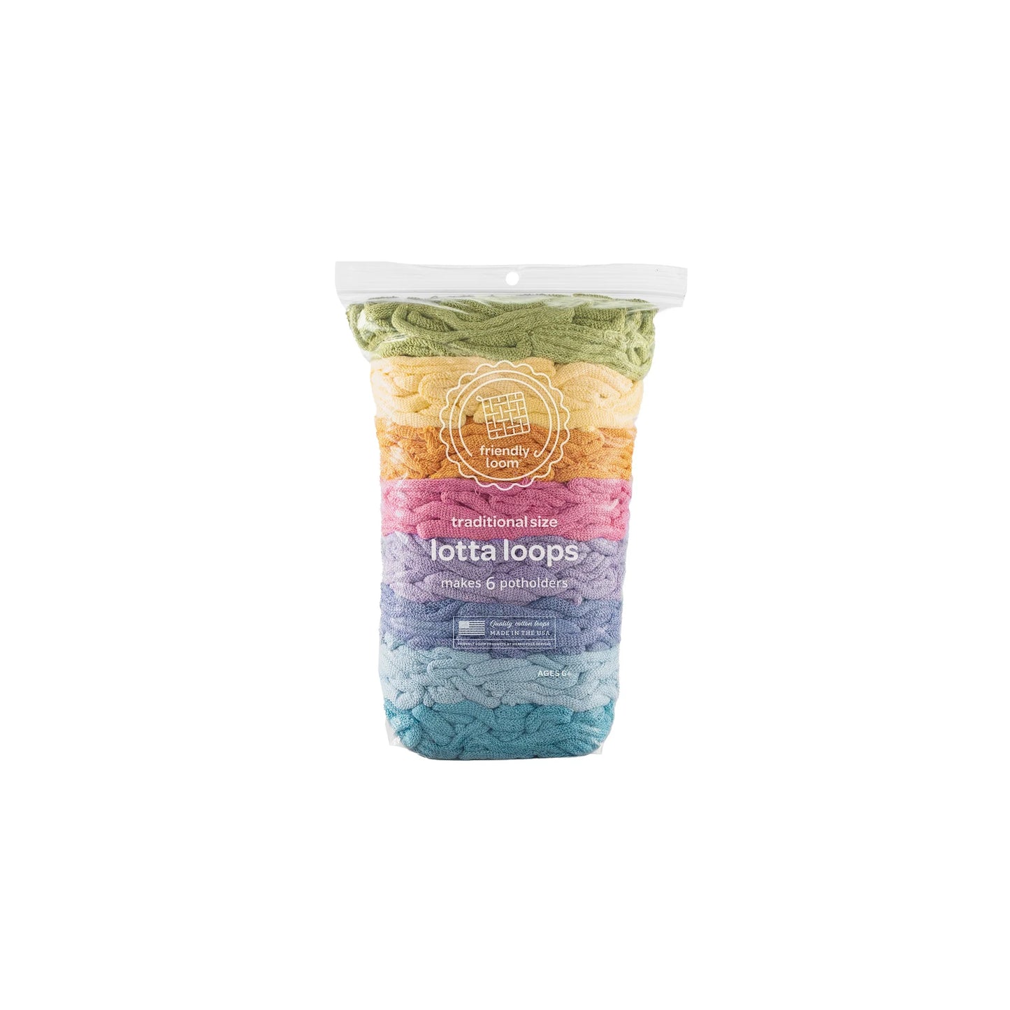 Lotta Loops (Traditional for Friendly Loom Potholder kits)