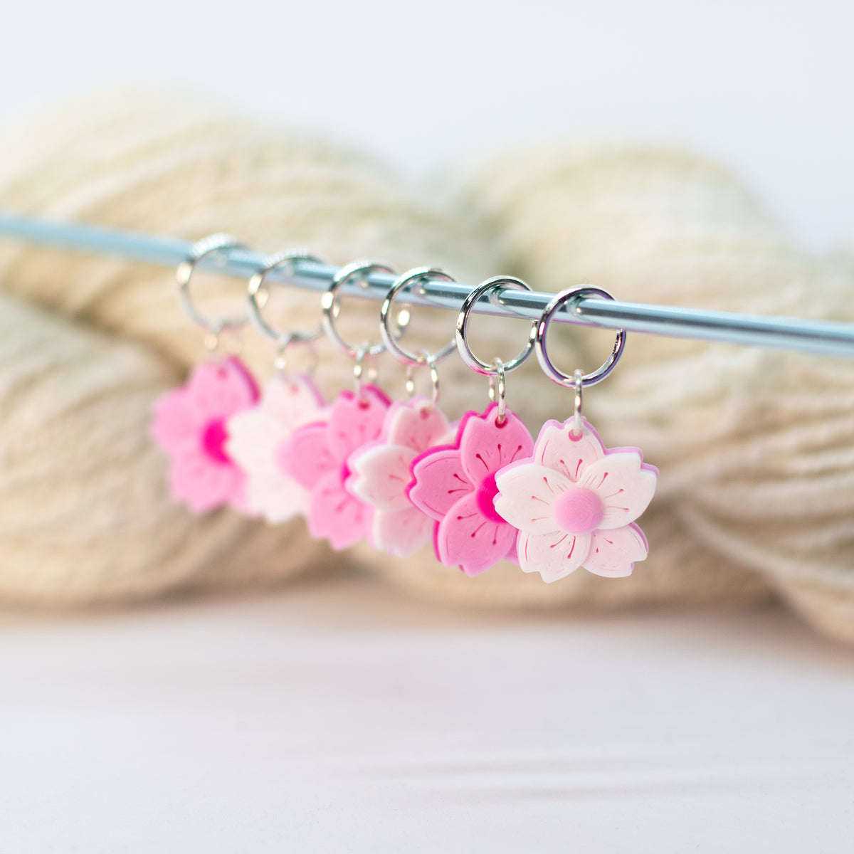 Stitch Markers & Progress Keepers from Blue Bird Makery