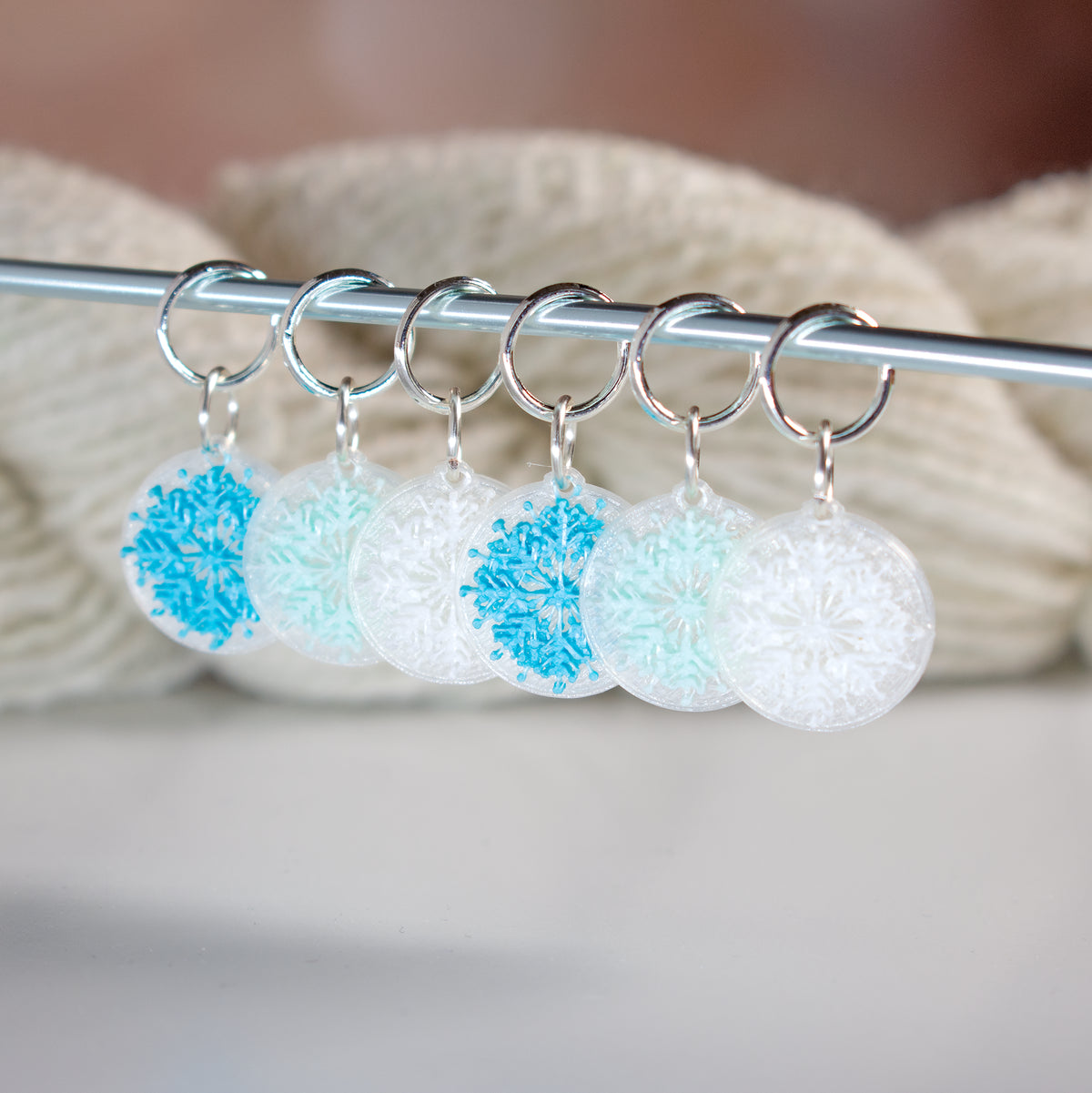 Stitch Markers & Progress Keepers from Blue Bird Makery