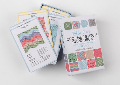 Bella Coco’s Crochet Stitch Card Deck: A pocket stitch library in 52 cards
