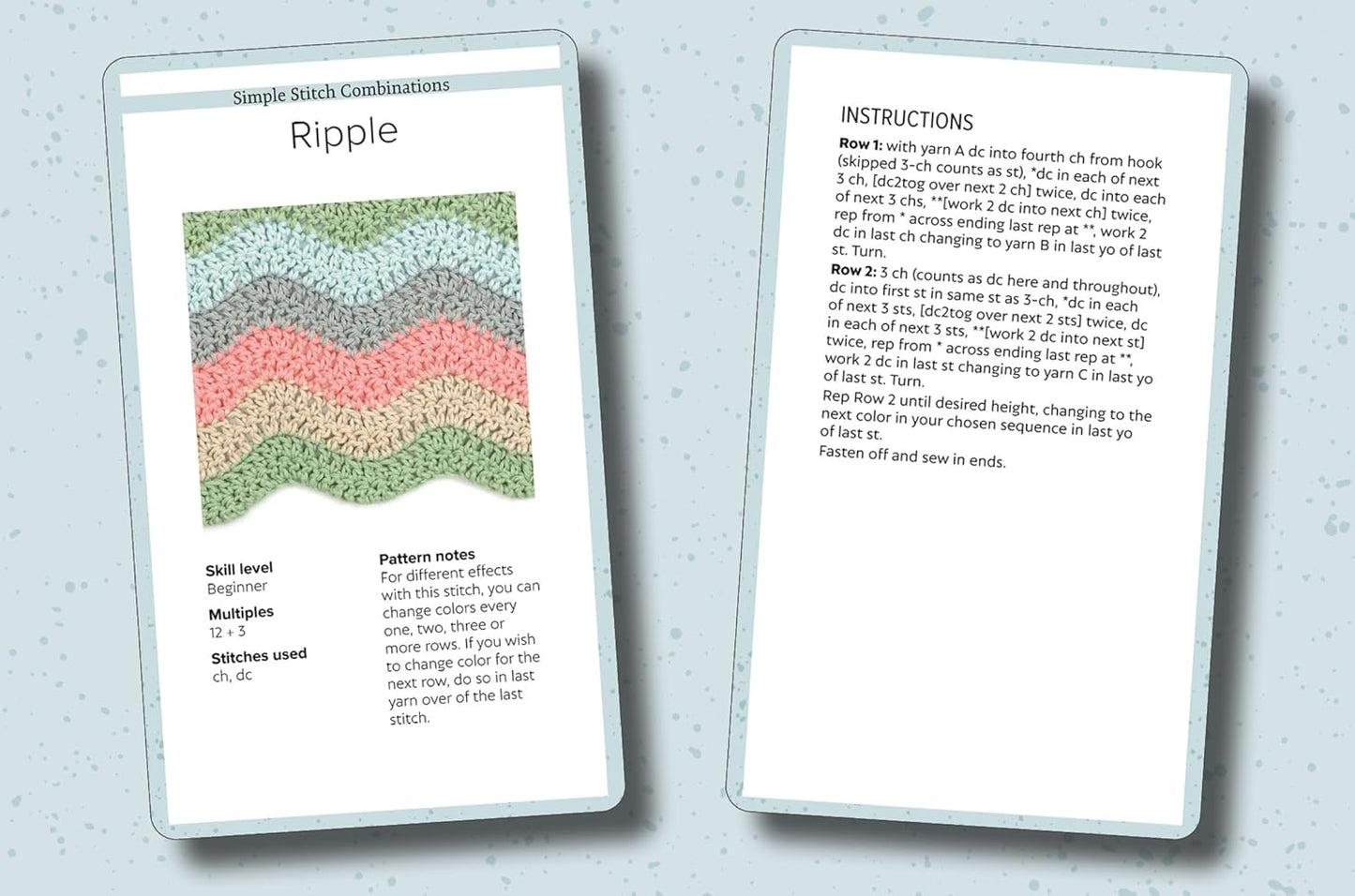Bella Coco’s Crochet Stitch Card Deck: A pocket stitch library in 52 cards