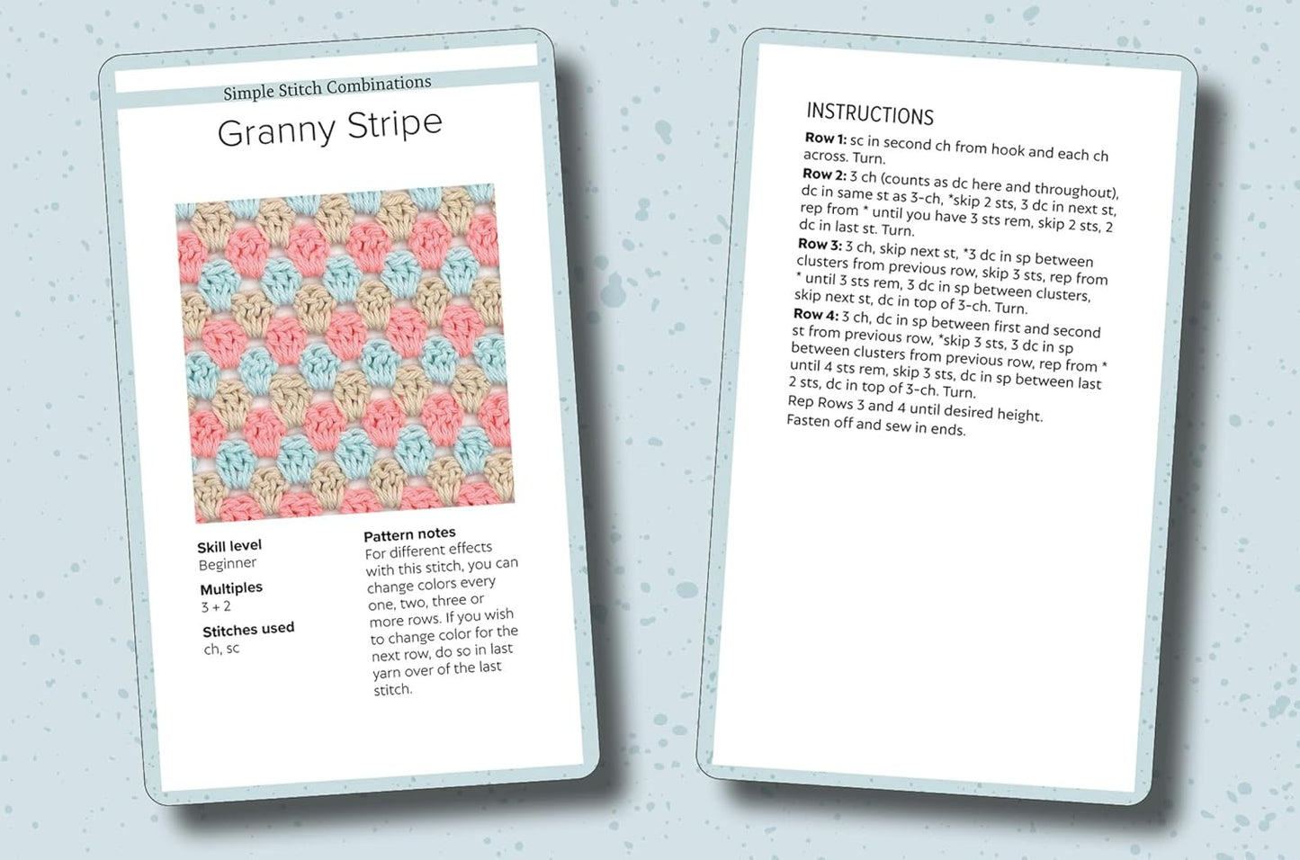 Bella Coco’s Crochet Stitch Card Deck: A pocket stitch library in 52 cards