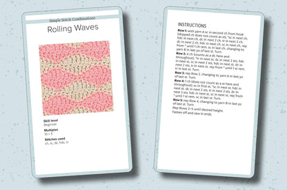 Bella Coco’s Crochet Stitch Card Deck: A pocket stitch library in 52 cards