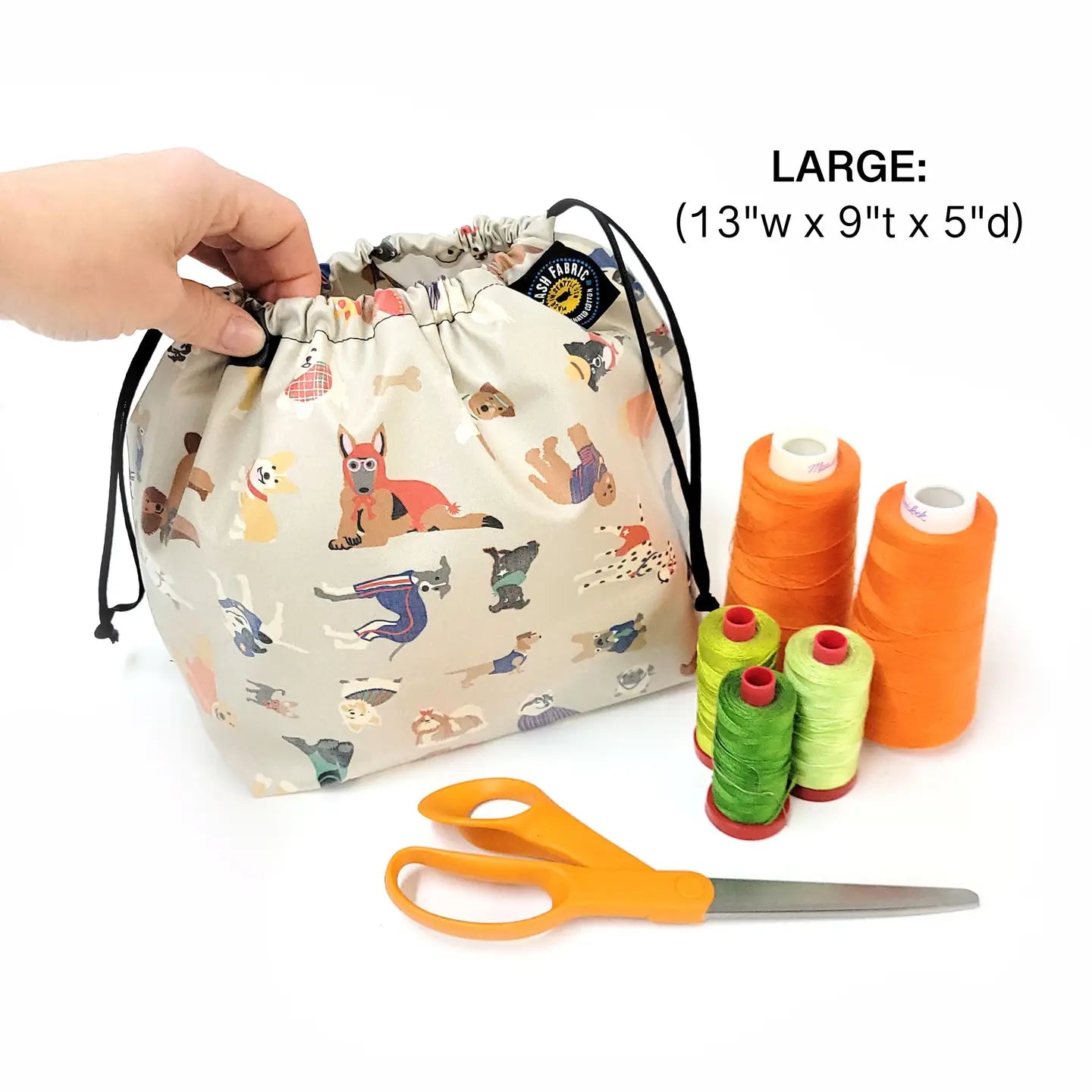 Cinch Bag - Large by Splash Fabric