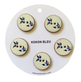 Kokon Bleu Buttons